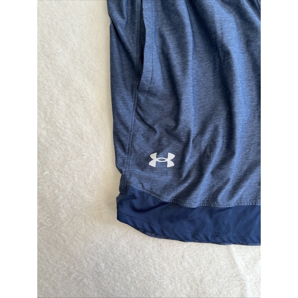 Helly Hansen Shorts Mens Med Blue Pull-on Lightweight Pockets Outdoor Running - Picture 2 of 9